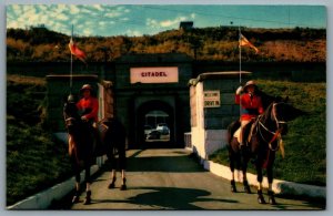 Postcard Halifax Nova Scotia c1960s Entrance to Citadel Junior Bengal Lancers