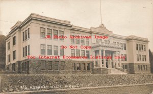 OR, Astoria, Oregon, RPPC, Astoria High School Building, Exterior, Photo No 910