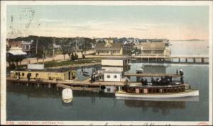 Daytona FL Water Front c1905 Detroit Publishing Postcard