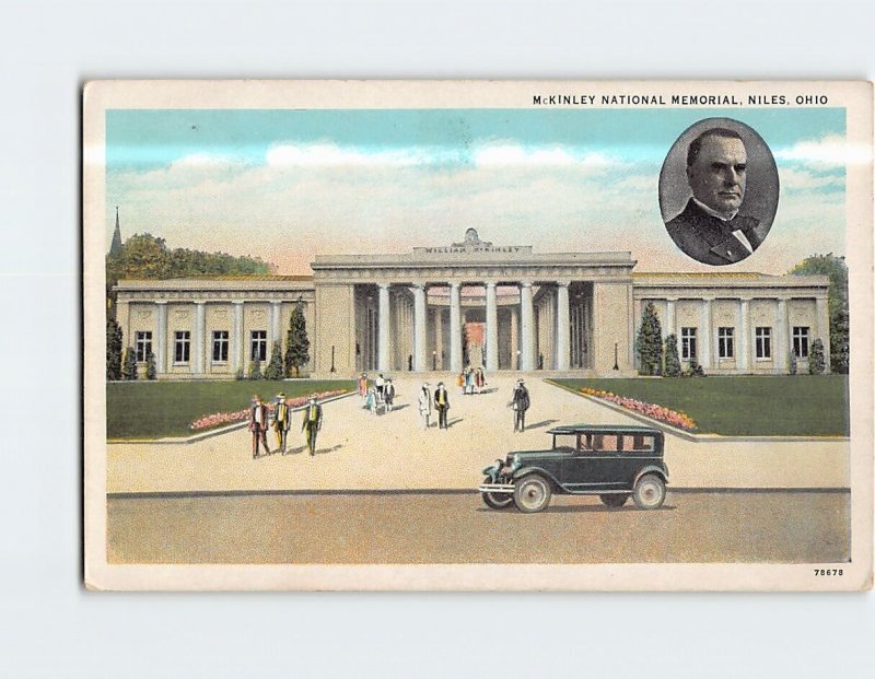 Postcard McKinley National Memorial Niles Ohio USA