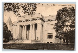 Vintage 1911 Postcard Alumni Memorial Hall University of Michigan Ann Arbor MI