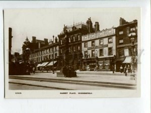 3117823 UK England HUDDERSFIELD Market Place Street Advertising