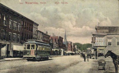 Main St. in Waterville, Maine