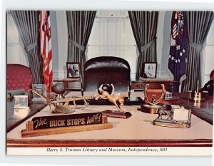 Postcard Desk in Harry S. Truman Library & Museum Independence Missouri USA