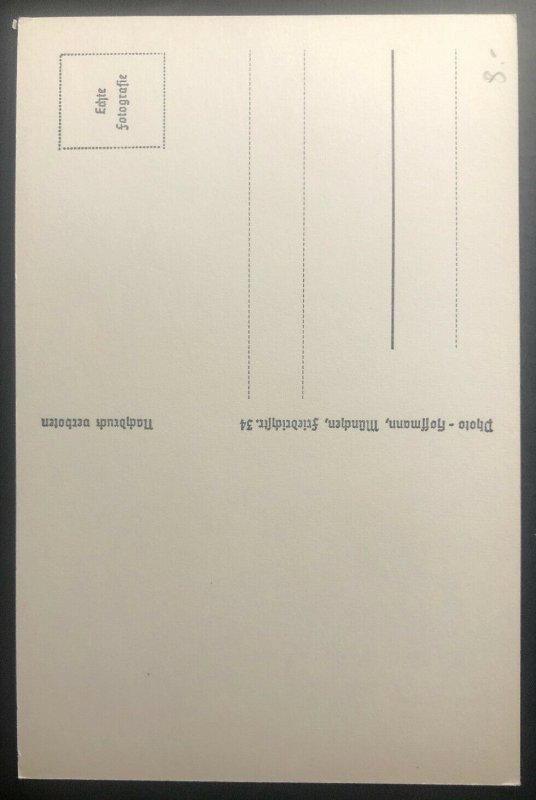 Mint RPPC Germany Postcard Luftwaffe fighter Feldwebel Schuster WW2