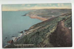 P3007, old postcard from highup view the water etc clarach aberystwyth wales uk