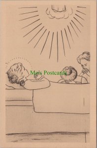 Child Art Postcard - Belgium, Artist Drawing of Children Ref.RS34445