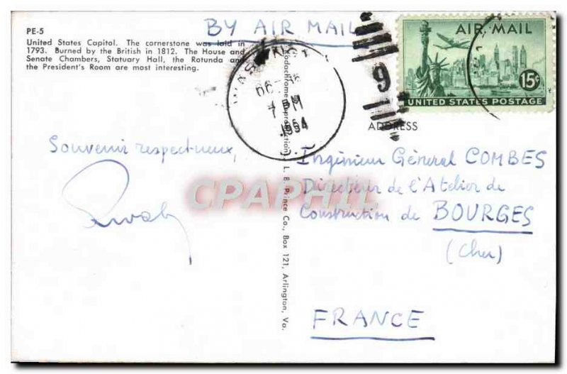 Modern Postcard United States Capitol