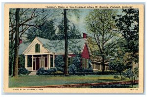 1951 Angles Home Vice-President Alben Barkley Paducah Kentucky Vintage Postcard