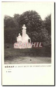 Old Postcard Senate Monument Ferdinard Fabre From Paris