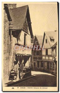 Postcard Old Dinan Old Houses of Jersual