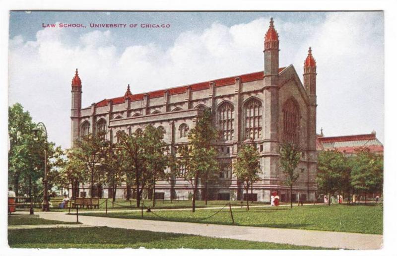 Law School University of Chicago Illinois 1910c VO Hammon 