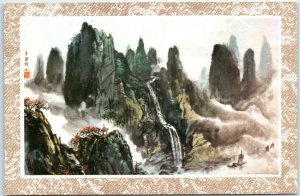 Postcard - Vapour - Cloud along the Li River - China