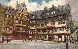 Vintage Postcard 1930's Historical Building Site Landmark Frankfurt Germany