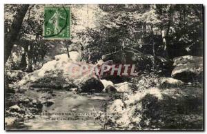 Gernay City Old Postcard Waterfalls