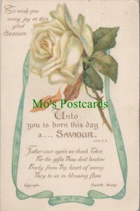 Greetings Postcard - Charlotte Murray Verse - Flowers - Rose  RS25697