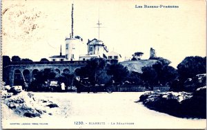 France Les Basses Pyrenees Biarritz Le Semaphore Vintage Postcard C017