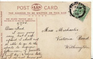 Genealogy Postcard - Michaelis - Victoria Road - Withington - Ref 5425A