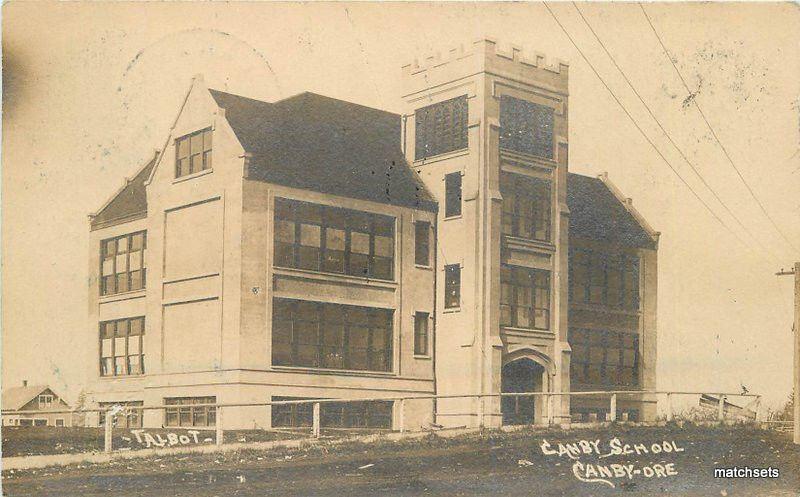 1913 Canby School Oregon RPPC Real Photo postcard 6922