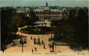 CPA Le HAVRE-L'Hotel de Ville (347807)