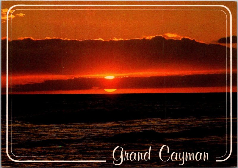 Grand Cayman Sunset In The Cayman Islands 1965