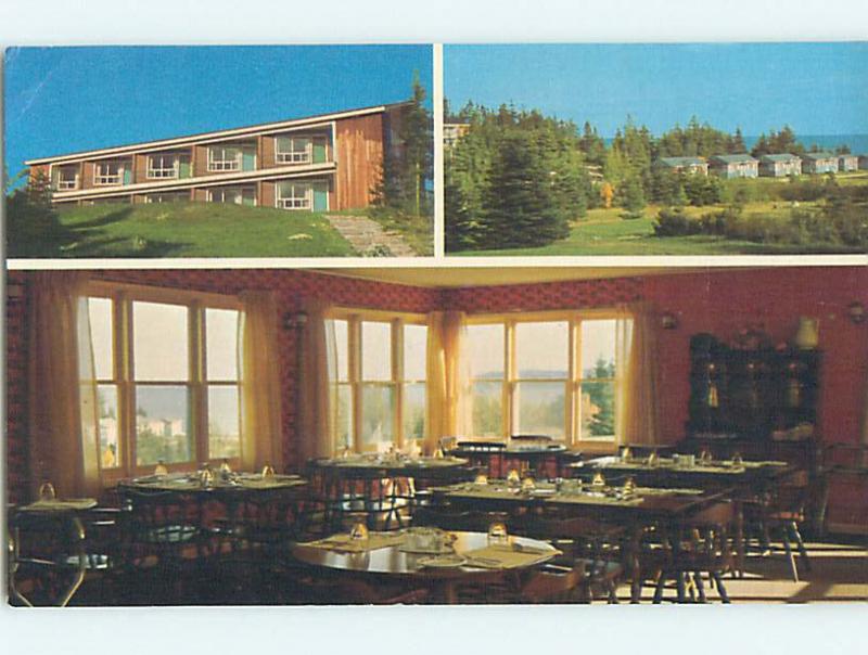 Pre-1980 GLENGHORM RESORT RESTAURANT Ingonish - Cape Bretton NS o0665