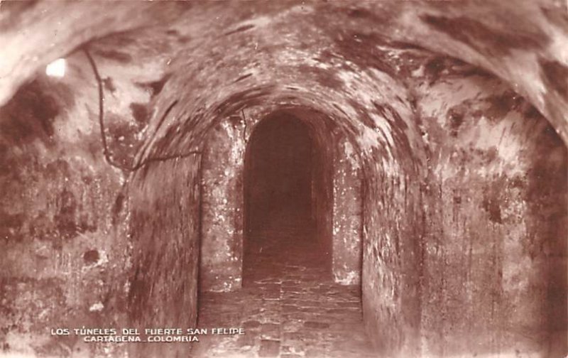 Los Tuneles Del Fuerte San Felipe Cartagena Columbia Unused 