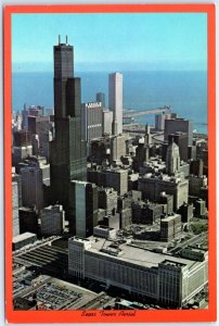 Postcard - Sears Tower Aerial - Chicago, Illinois