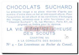 Image Chocolate Suchard Scout Jamboree Scout Cubs to the rock of the Board