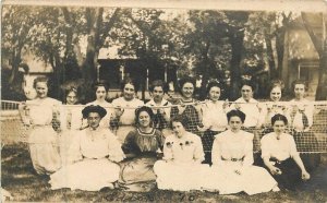 Missouri Kirksville C-1910 ASO Osteopathic Students RPPC Photo Postcard 22-7965 