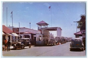 c1960 United States Custom Building International Bridge El Paso Texas Postcard