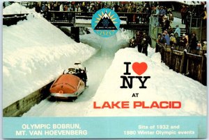 M-80532 Olympic Bobrun Mt Van Hoevenberg Lake Placid New York