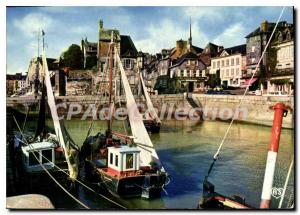 Modern Postcard Honfleur Calvados Lieutenancy and port