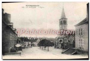 Postcard Old Church Bourbonnais Le Donjon