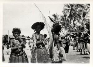 Papua New Guinea Real Photo Native Papuas Native Young Girls 1930s RP 29