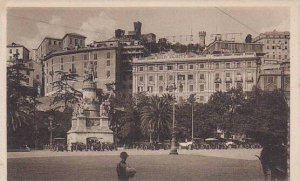 Italy Genova Piazza acquaverde e monumento a cristoforo colombo