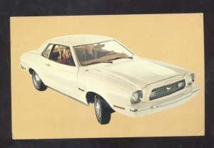 1974 FORD MUSTANG II CAR DEALER ADVERTISING POSTCARD '74 2