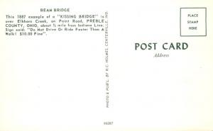 Beam Covered Bridge - Kissing Bridge - Preble County, Ohio