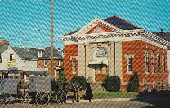 Pennsylvania Intercourse First National Bank &  Amish Wagons