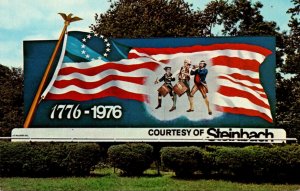 New Jersey Asbury Park Steinbach Billboard 1776-1976 Roadside