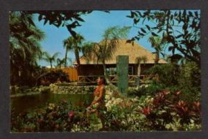 FL Tiki Gardens INDIAN ROCKS BEACH FLORIDA Postcard PC