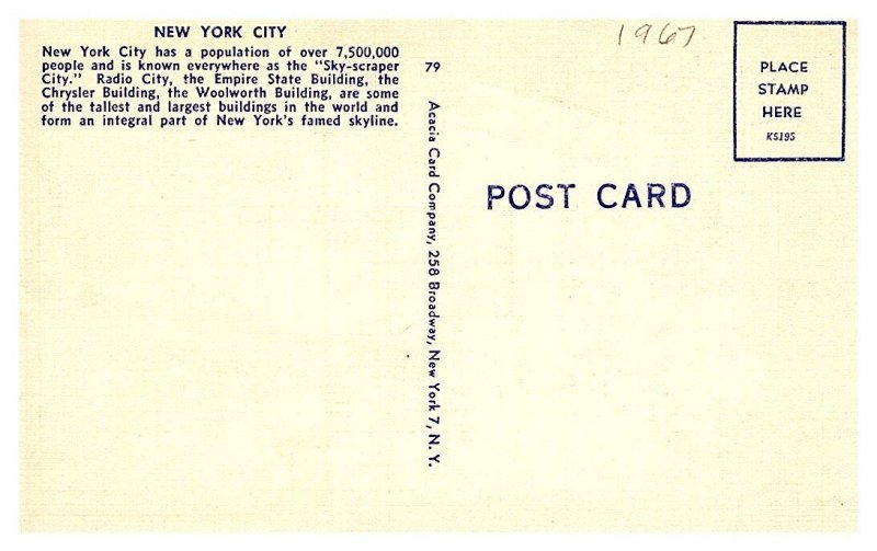 Greetings New York City , LARGE LETTER