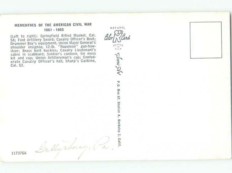 Pre-1980 Military EQUIPMENT OF THE CIVIL WAR AC6064@