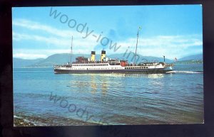 f2286 - Scottish Ferry - Duchess of Hamilton at Gourock - postcard
