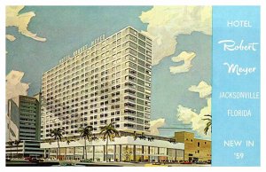 Postcard HOTEL SCENE Jacksonville Florida FL AS5710