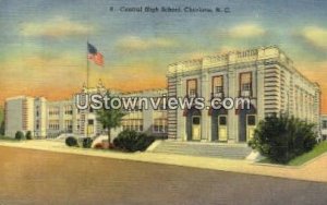 Central High School - Charlotte, North Carolina NC Postcard
