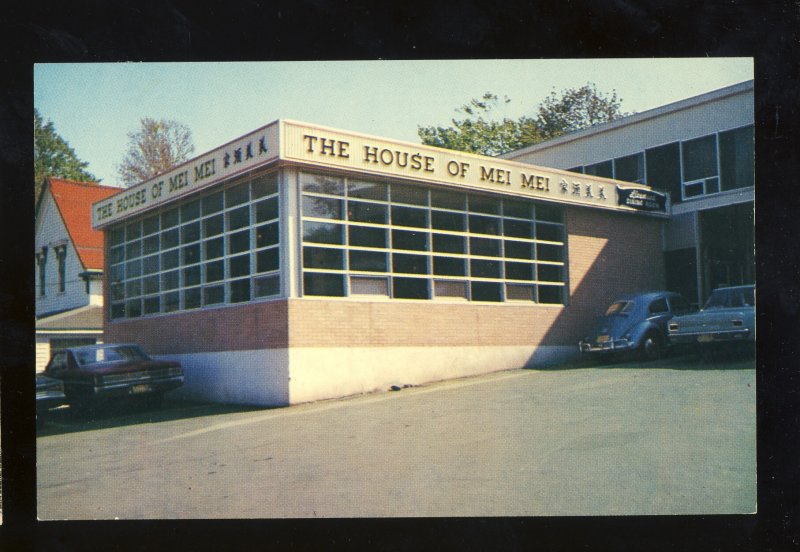 Halifax, Nova Scotia/NS, Canada Postcard, The House Of Mei Mei, Chinese Cuisine