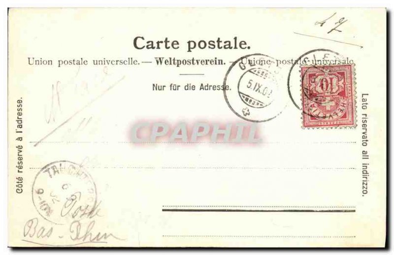 Old Postcard Rhonegletscher