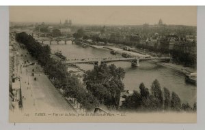 France - Paris. Overlooking the Seine from Pavillon de Flore