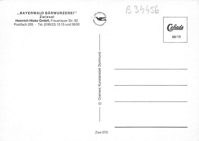 B34456 Bayerwald Barwurzerei Zwiesel   germany